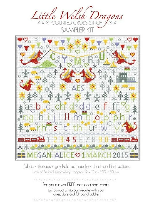 Little Welsh Dragons Sampler Kit