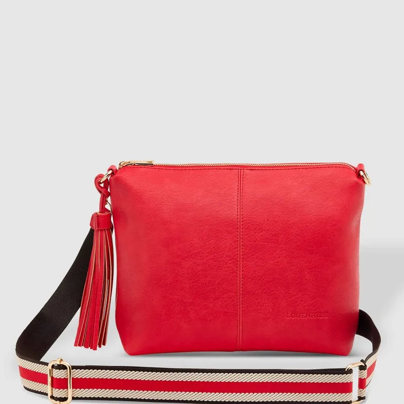 Louenhide - Kasey Crossbody - Raspberry Stripe