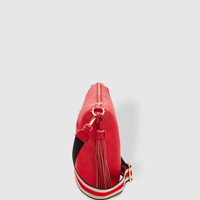 Louenhide - Kasey Crossbody - Raspberry Stripe