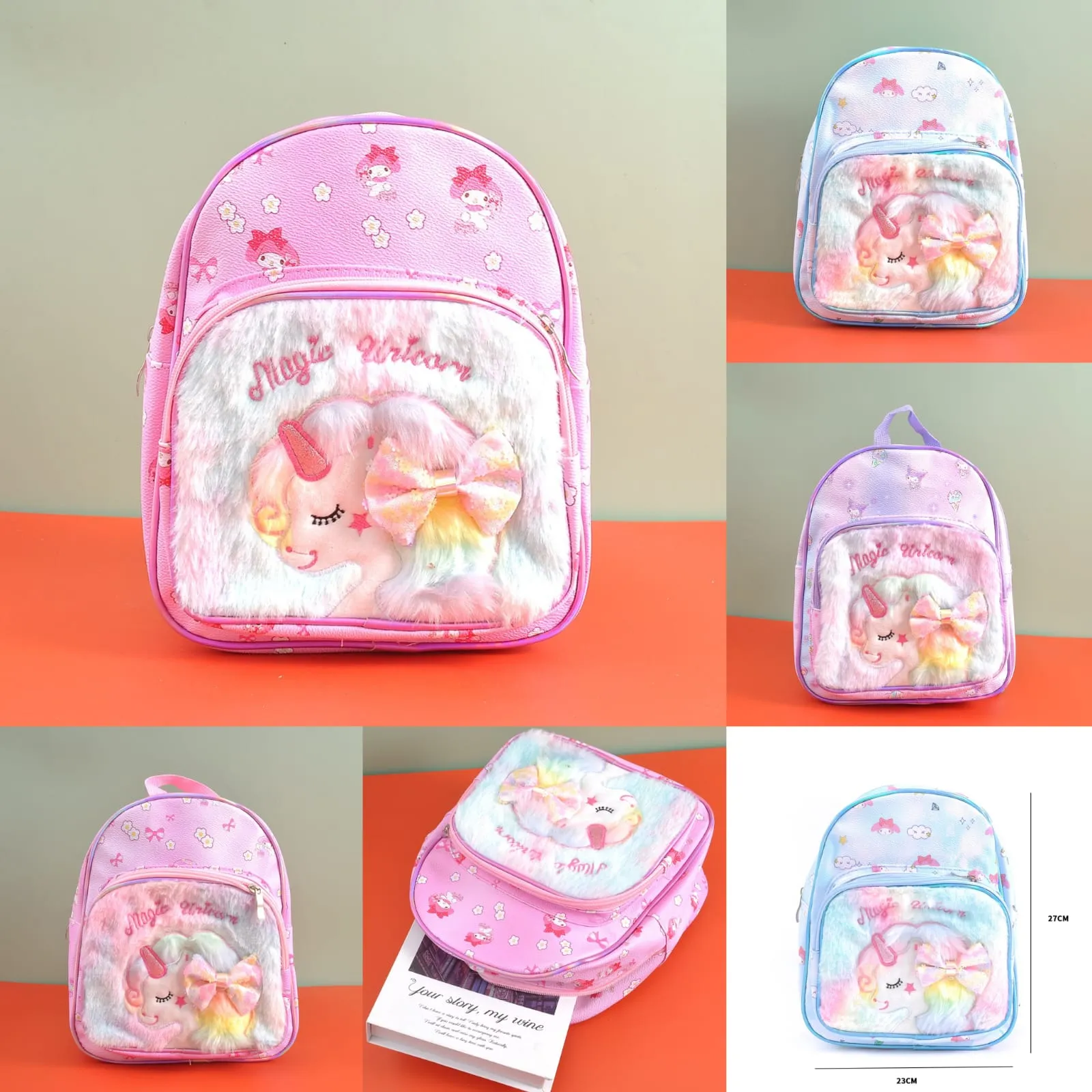 Magic Unicorn Fancy Backpack.