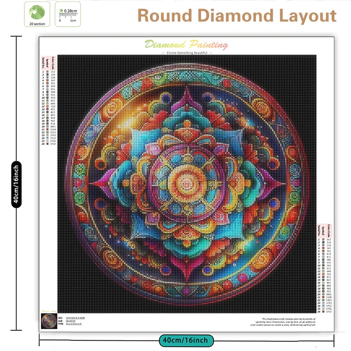 Mandala Diamond Art, Adult Diamond Paintings