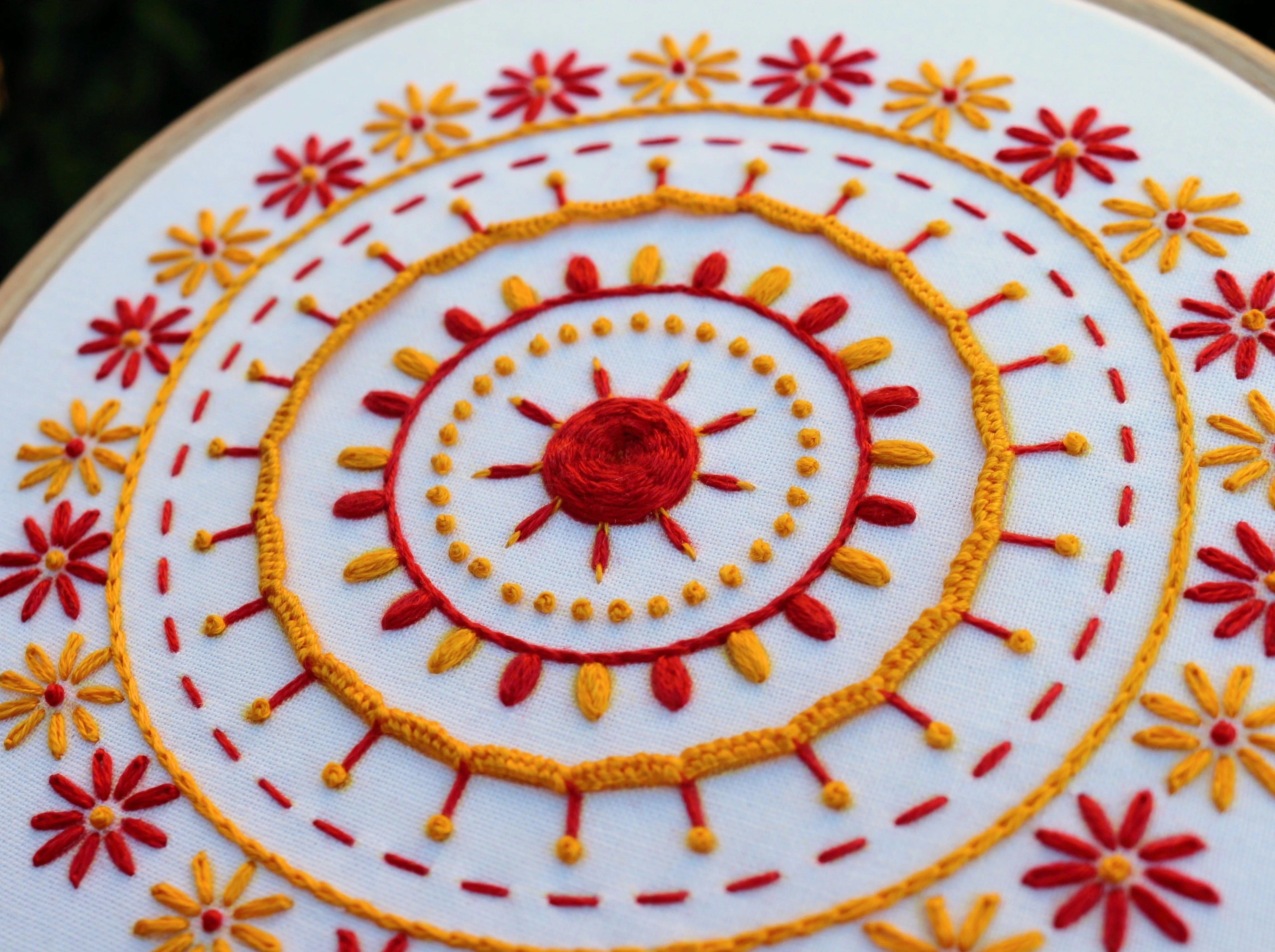 Mandala Embroidery Kit