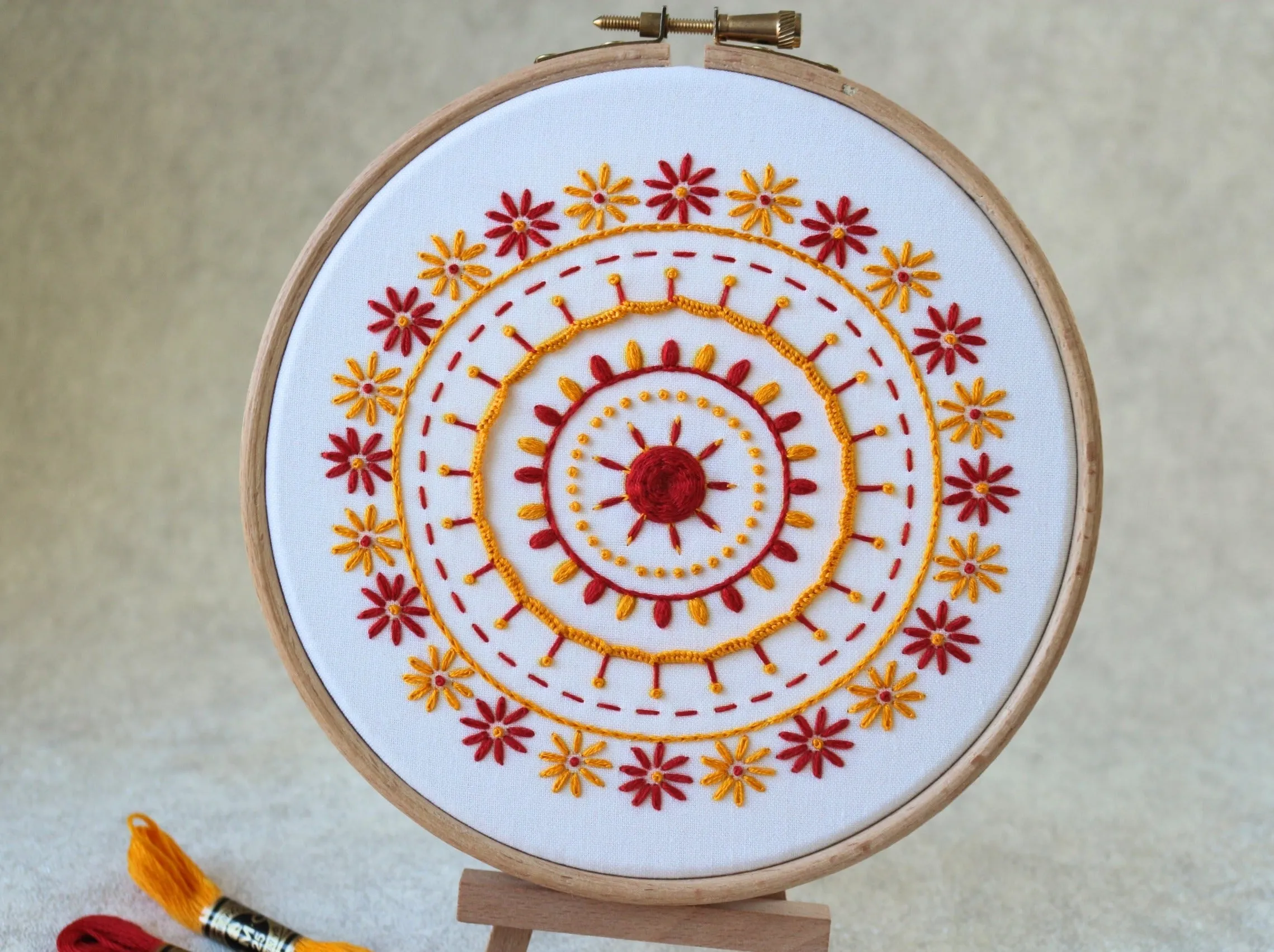 Mandala Embroidery Kit