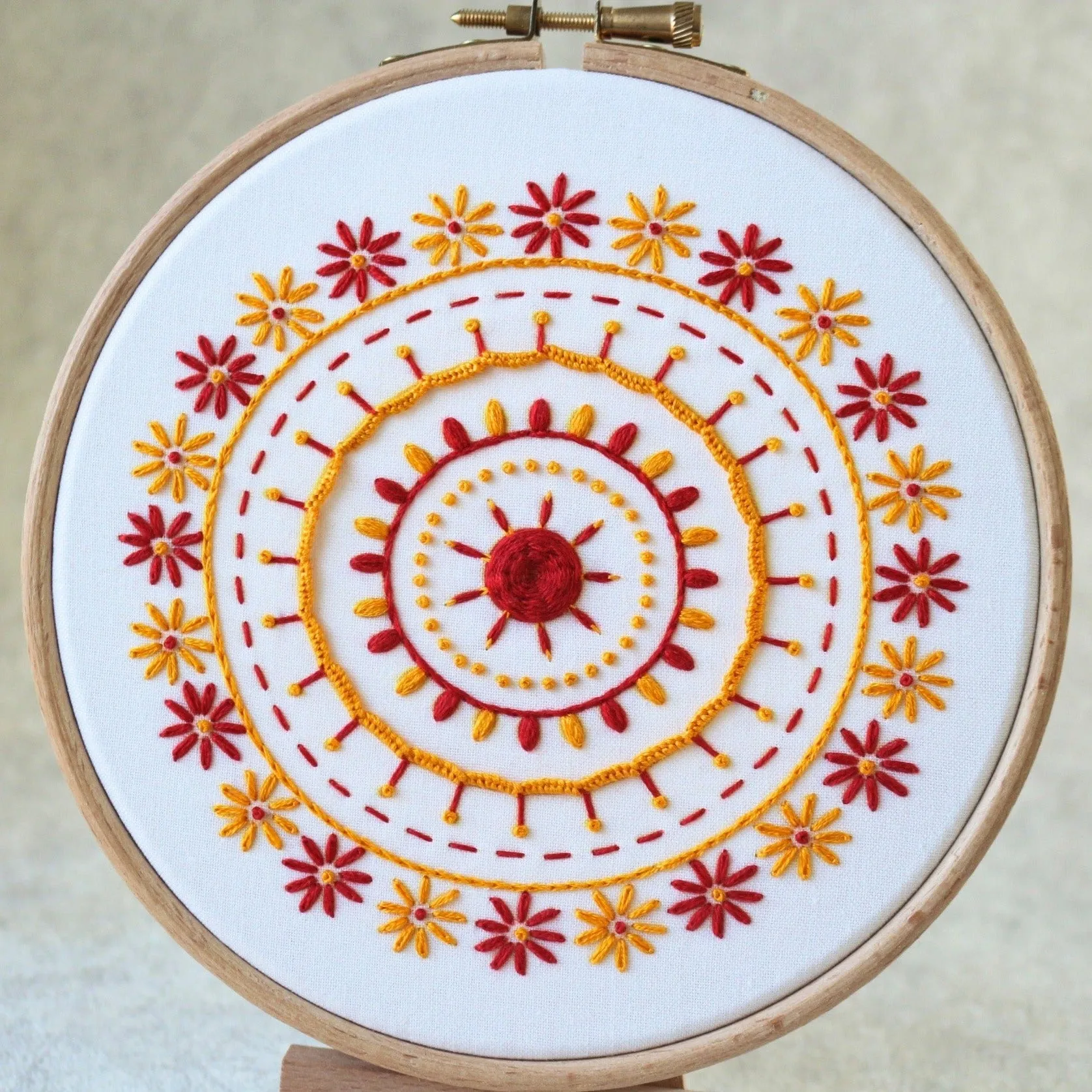 Mandala Embroidery Kit