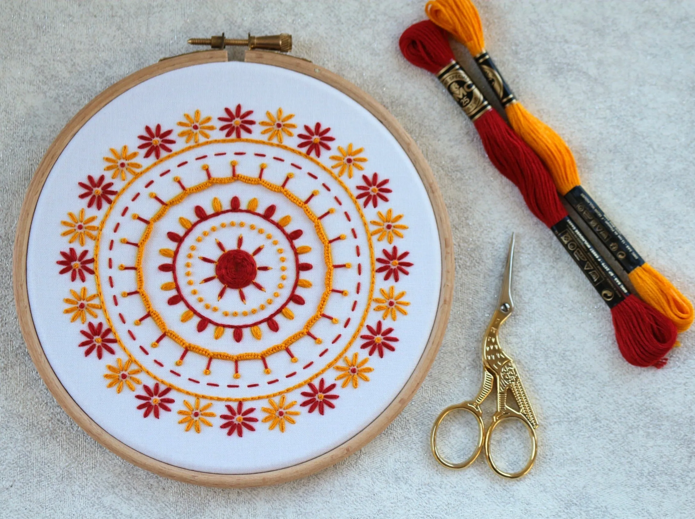 Mandala Embroidery Kit