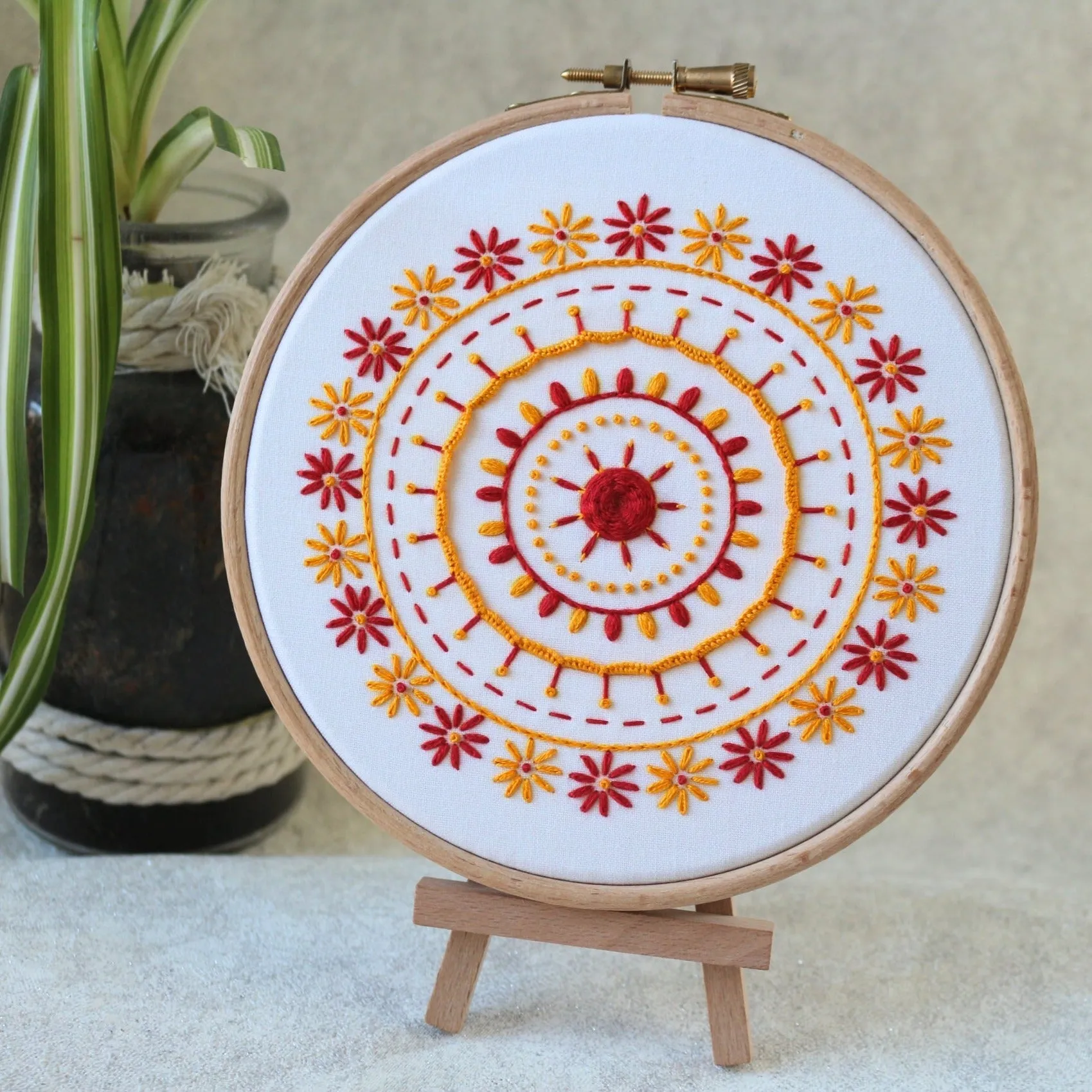 Mandala Embroidery Kit