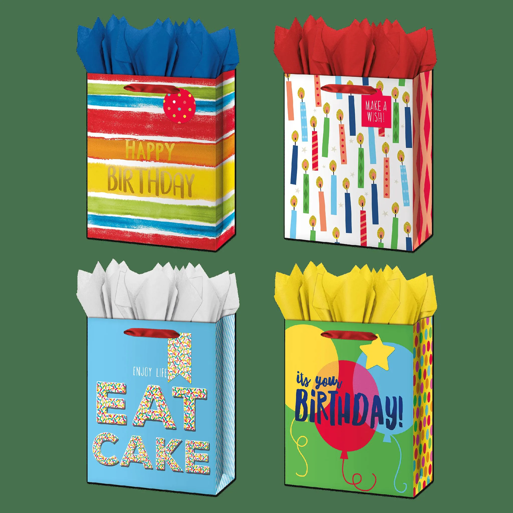 Med Size Birthday Bag Mix Styles