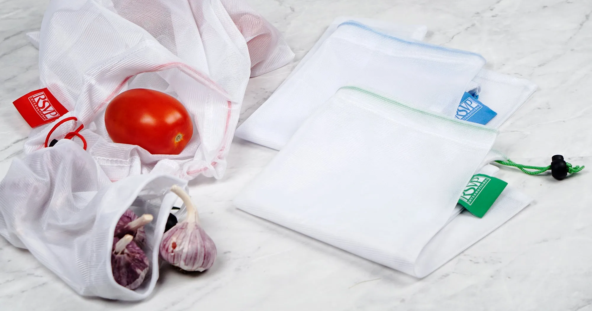 Mesh Produce Bags Set Of 3 - Large