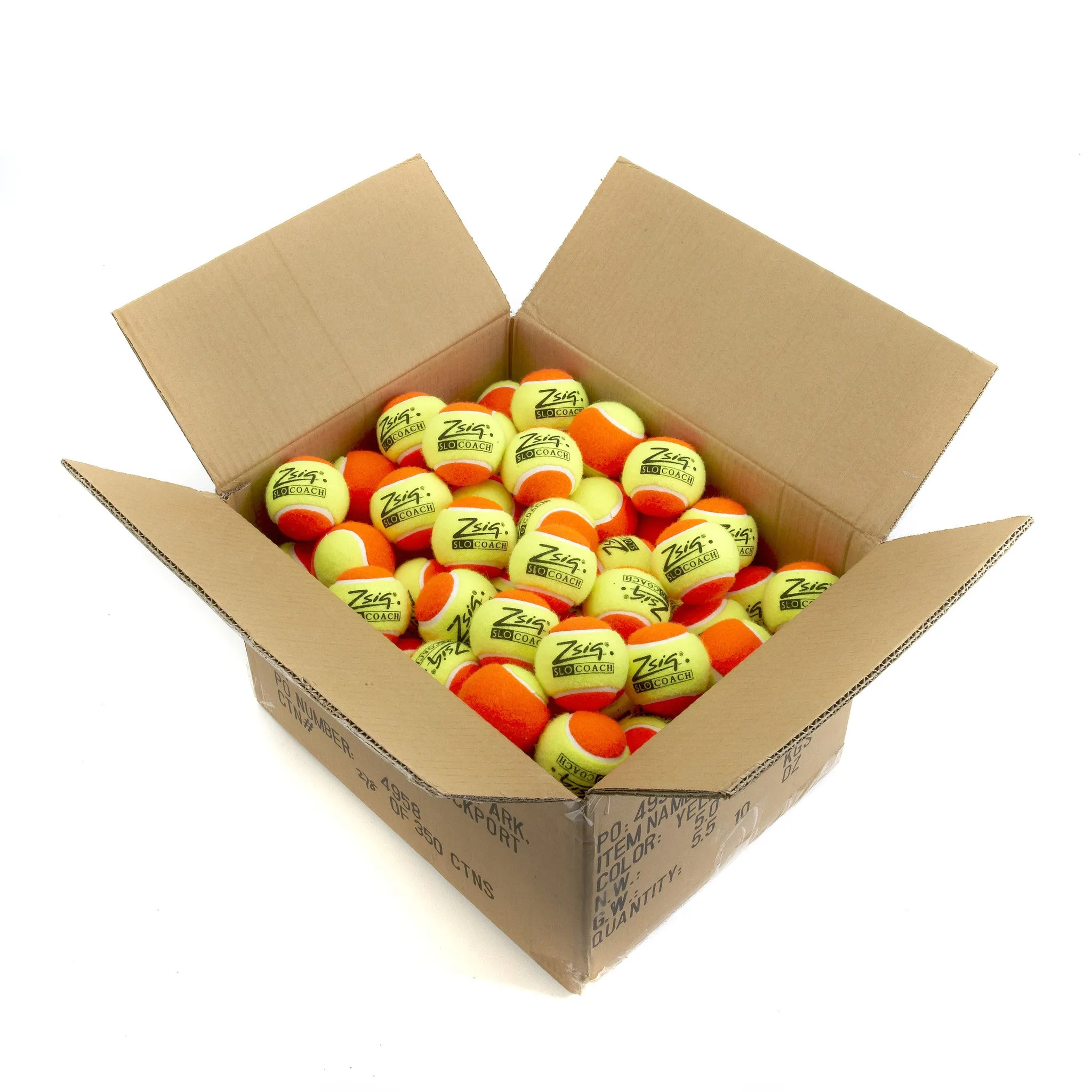 Mini Tennis | Orange Stage | SLOcoach Orange Balls | Bucket of 8 Dozen (96)