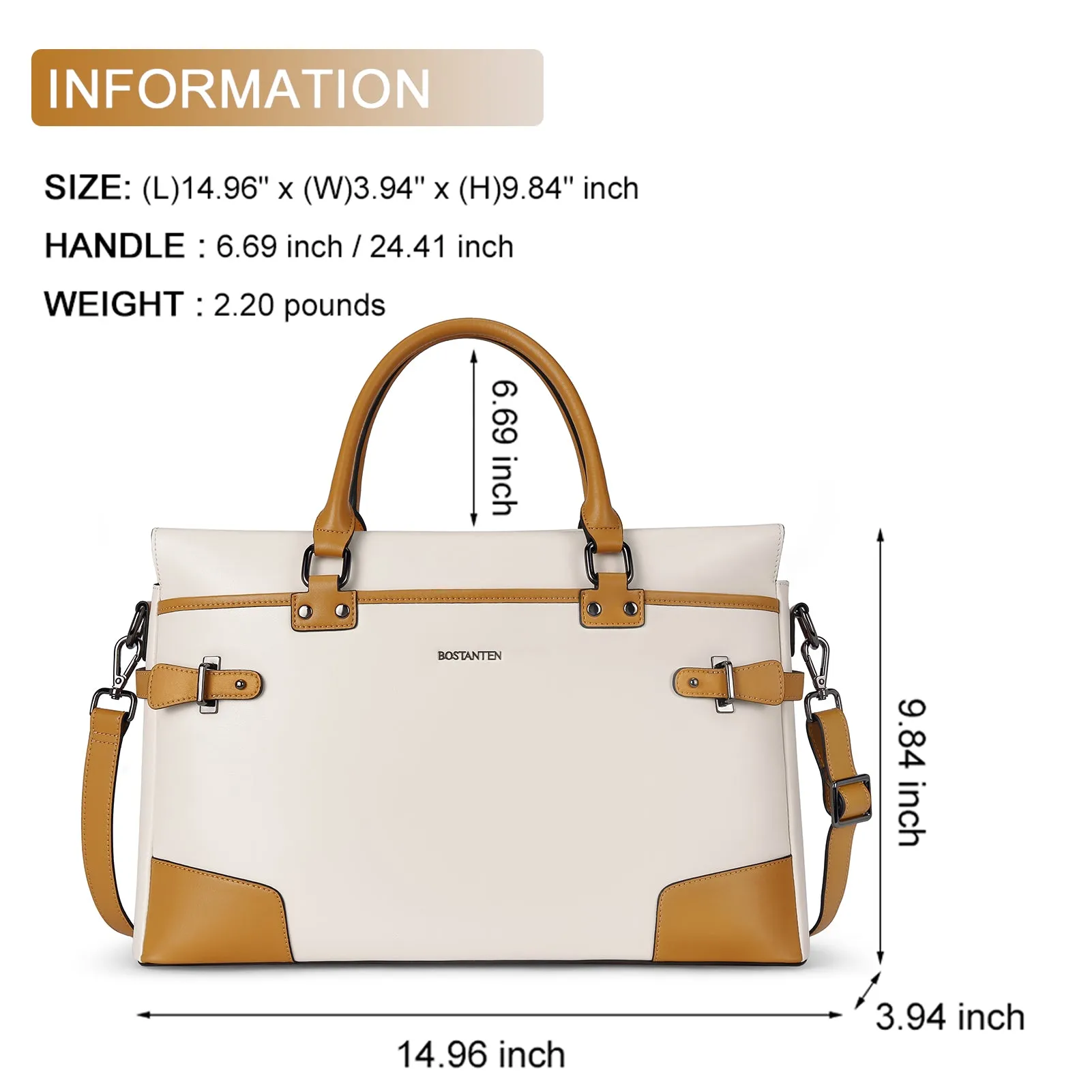 Mizuki Crossbody Briefcase For Women — College