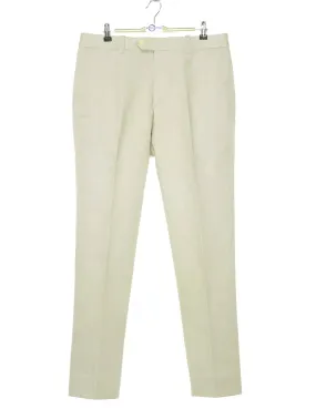 Mod Sta Press Trousers - Beige Sta Press Trouser