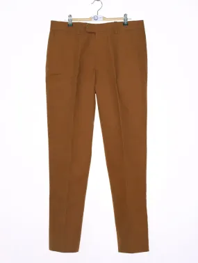 Mod Sta Press Trousers | Burnt Orange Sta Press Trouser