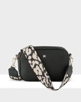 Monica Camera Crossbody Bag   Leopard Bag Strap