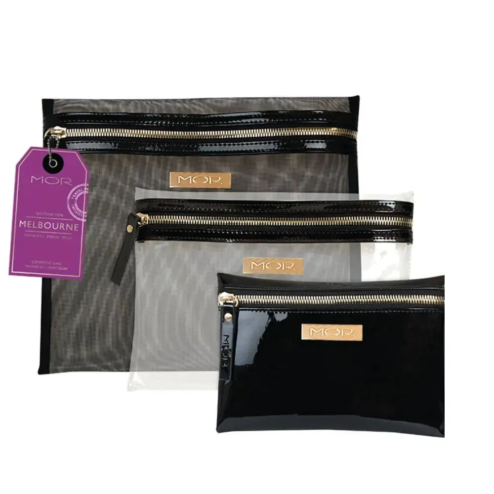 MOR Melbourne Cosmetic Purse Trio