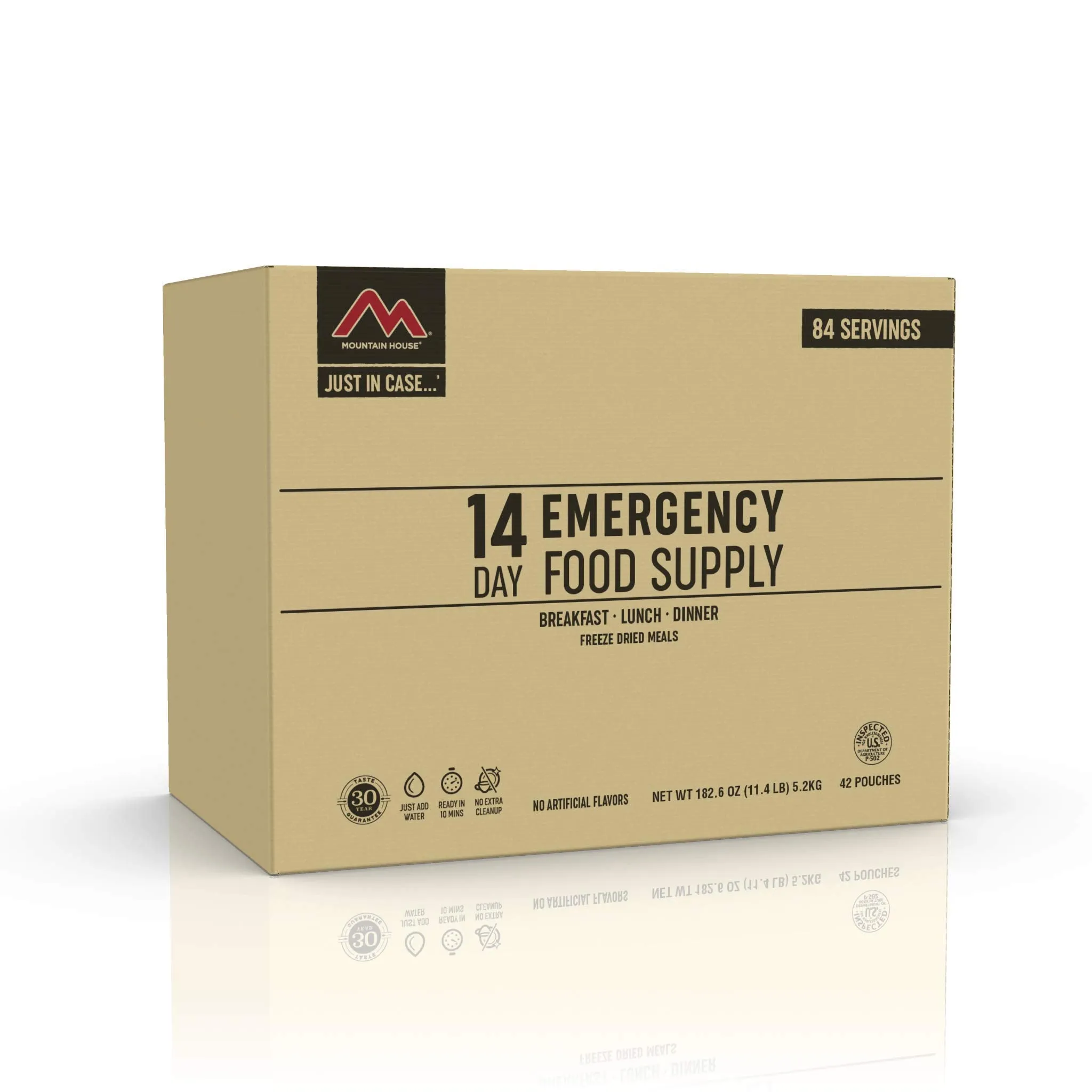 Mountain House - 14-Day Emergency Food Supply - 84 Servings