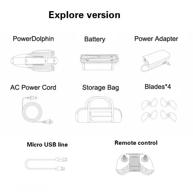 New PowerVision Power Dolphin Wizard Water Surface Drone