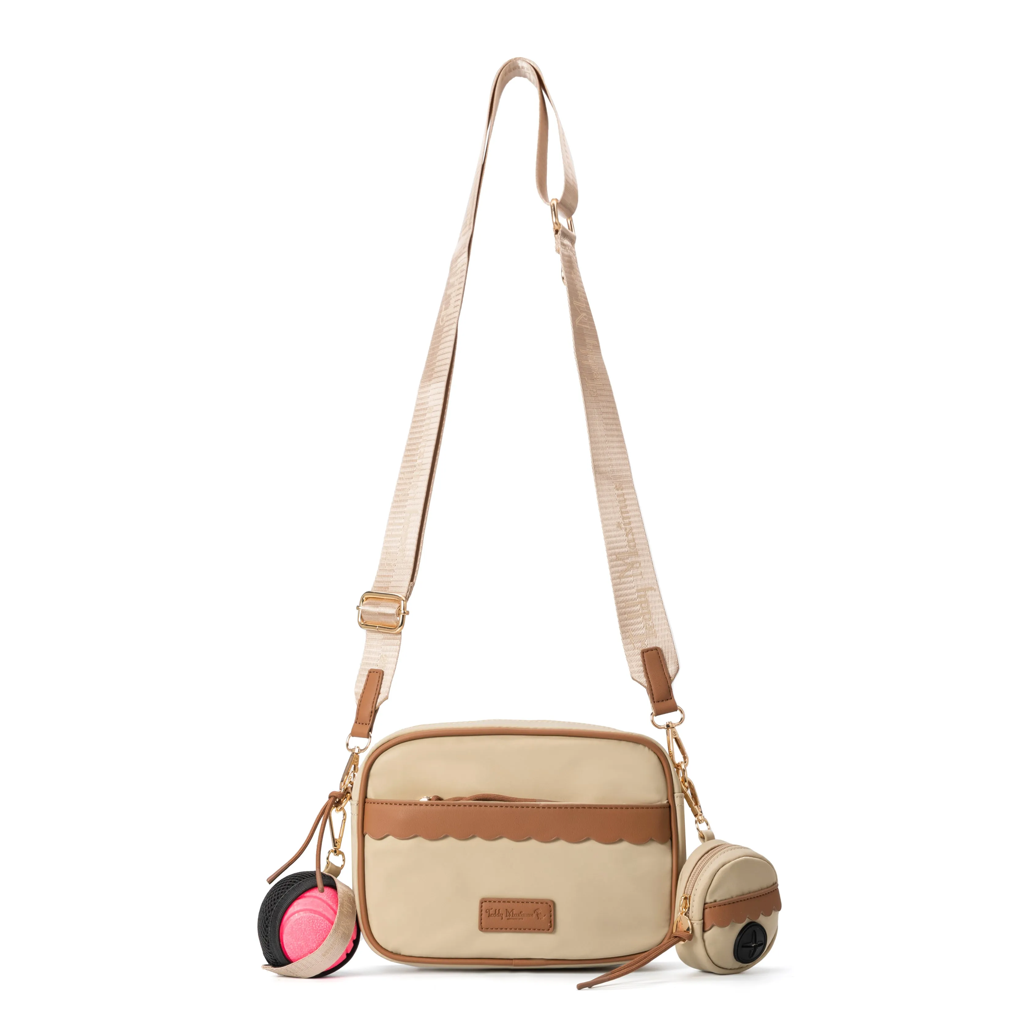 NEW! 'The Richmond' Taupe Luxury Dog Walking Bag