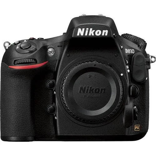 Nikon D810 36.3MP 1080p HD DSLR Camera 16GB Bundle w/ Case &amp; Cleaning Kit - Body Only E1NKD810