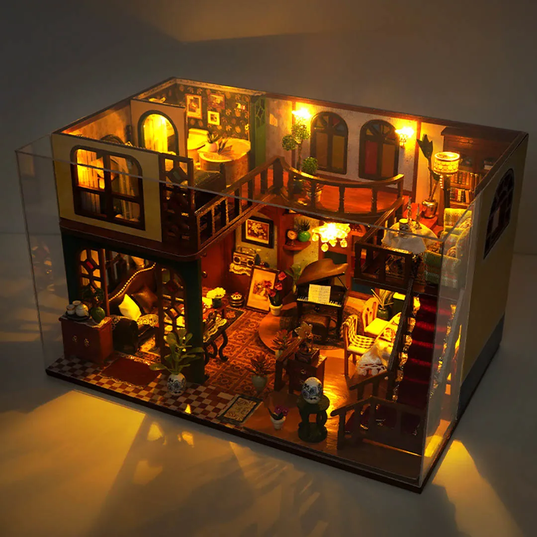 Oriental Charm Villa DIY Miniature Dollhouse Kit