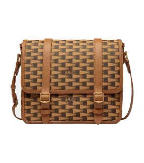 Pennant Messenger Bag Multi Brown