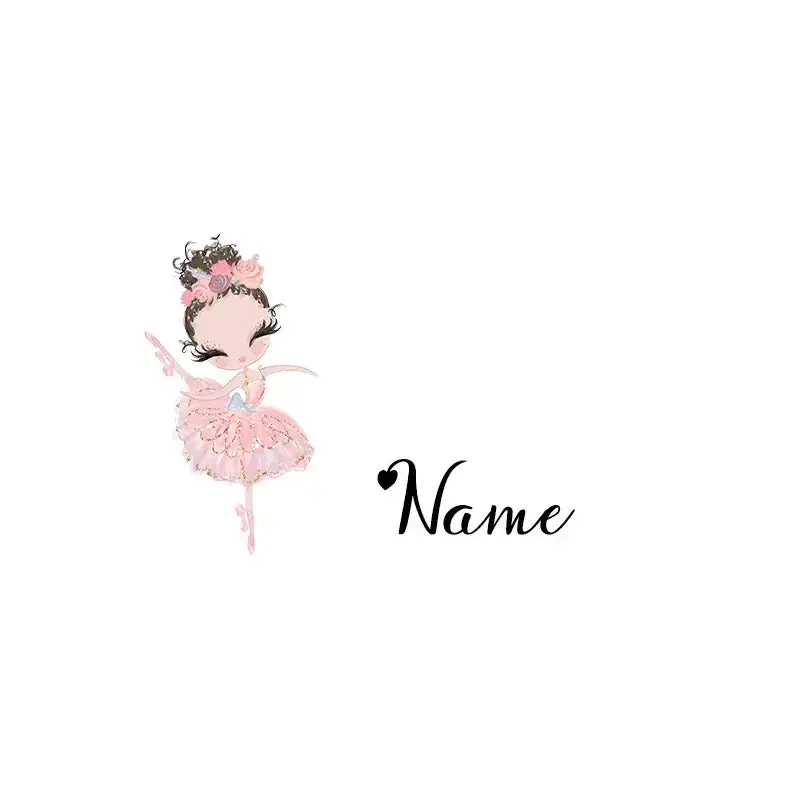 Personalized Name Dance Ballerina Girl Cosmetic Bag