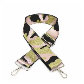 Pink Camo Canvas Bag Strap