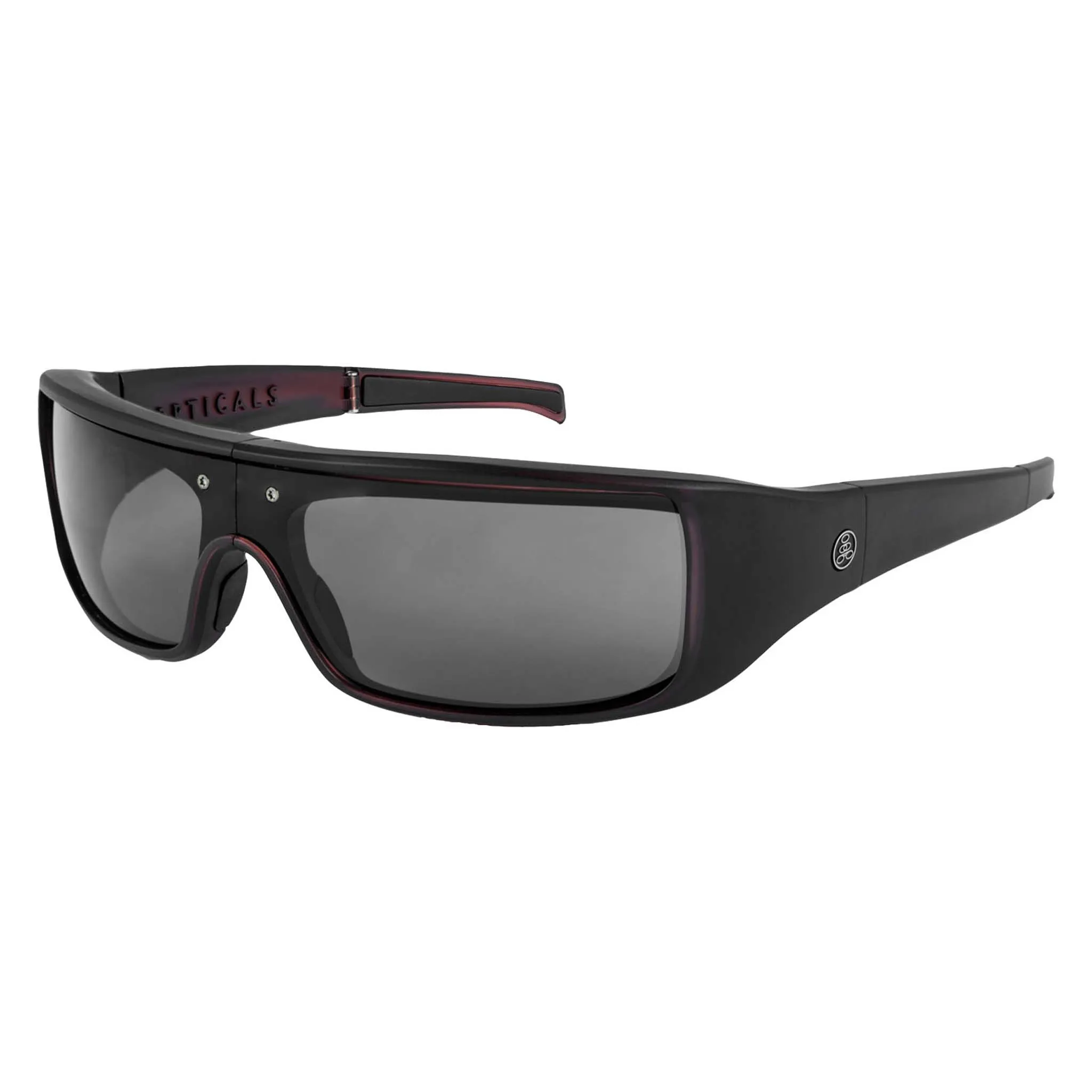 POPGEAR | Polarized, Matte Wine Black Crystal, Gray Lens