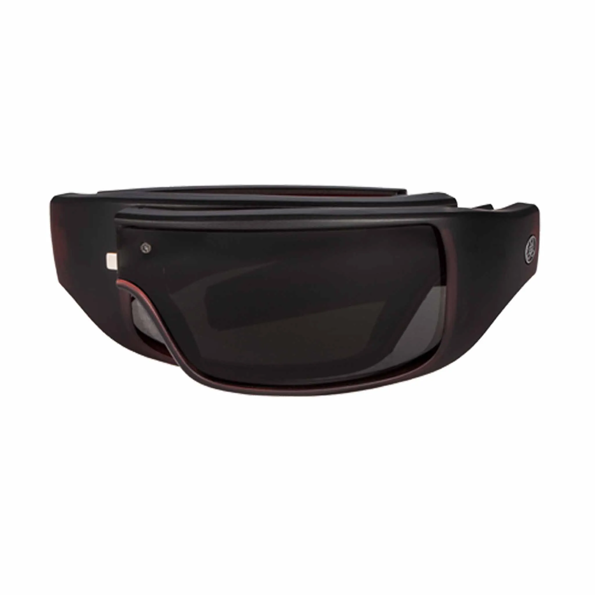 POPGEAR | Polarized, Matte Wine Black Crystal, Gray Lens