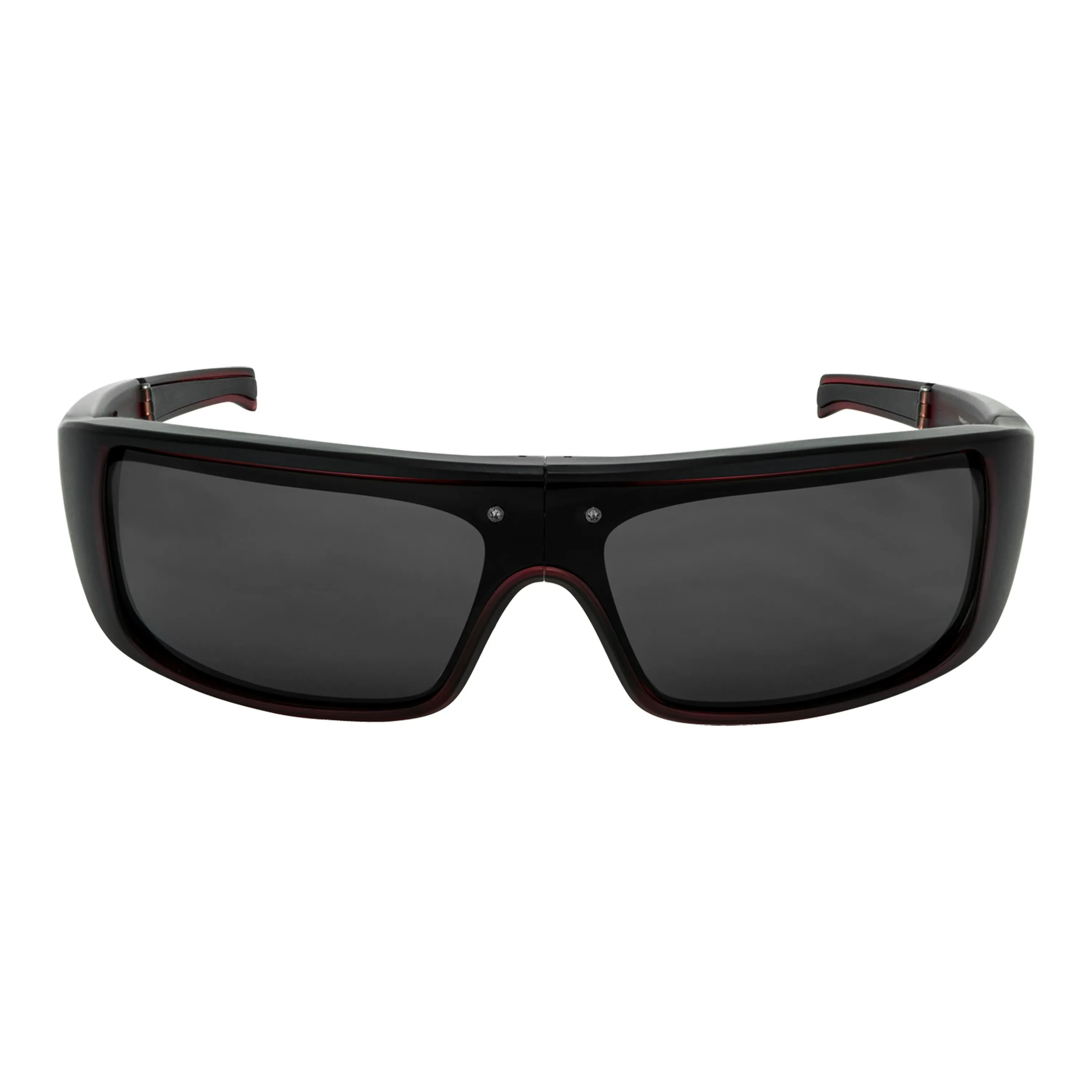 POPGEAR | Polarized, Matte Wine Black Crystal, Gray Lens