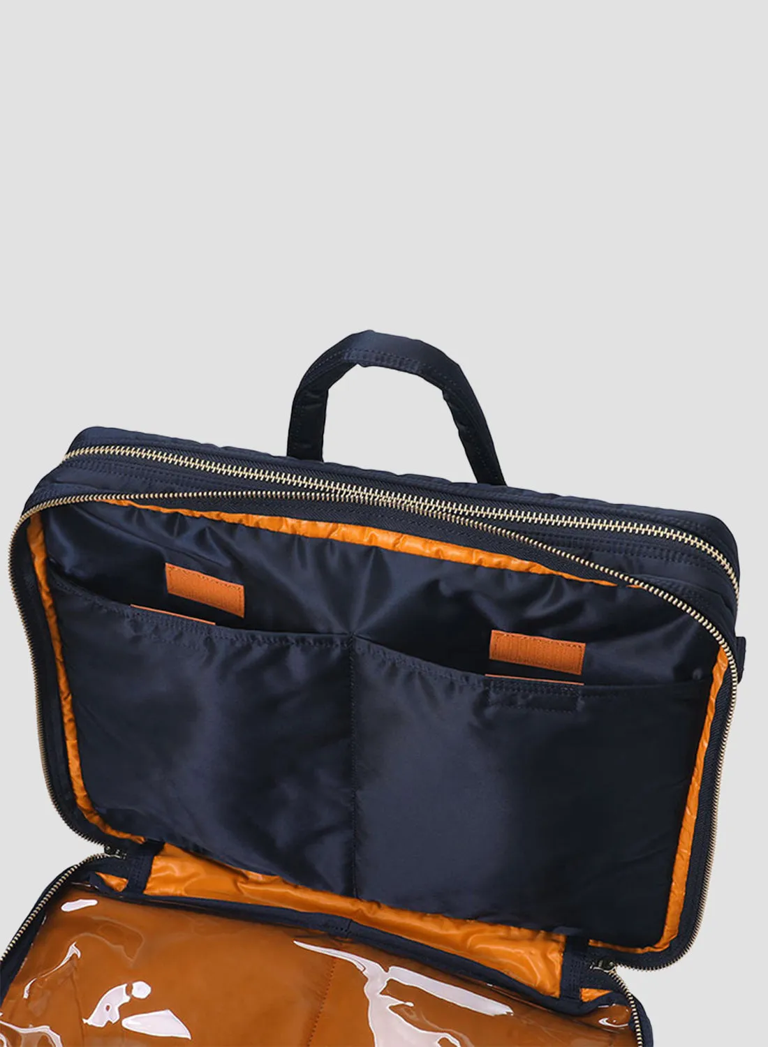 Porter-Yoshida & Co Tanker 2Way Briefcase in Iron Blue