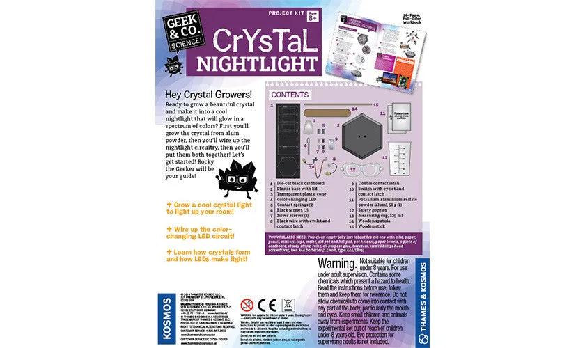 "Crystal Nightlight" - Science Kit