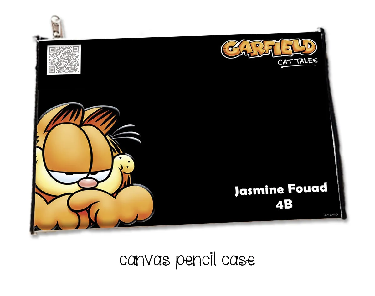 ""Garfield" school labels packs