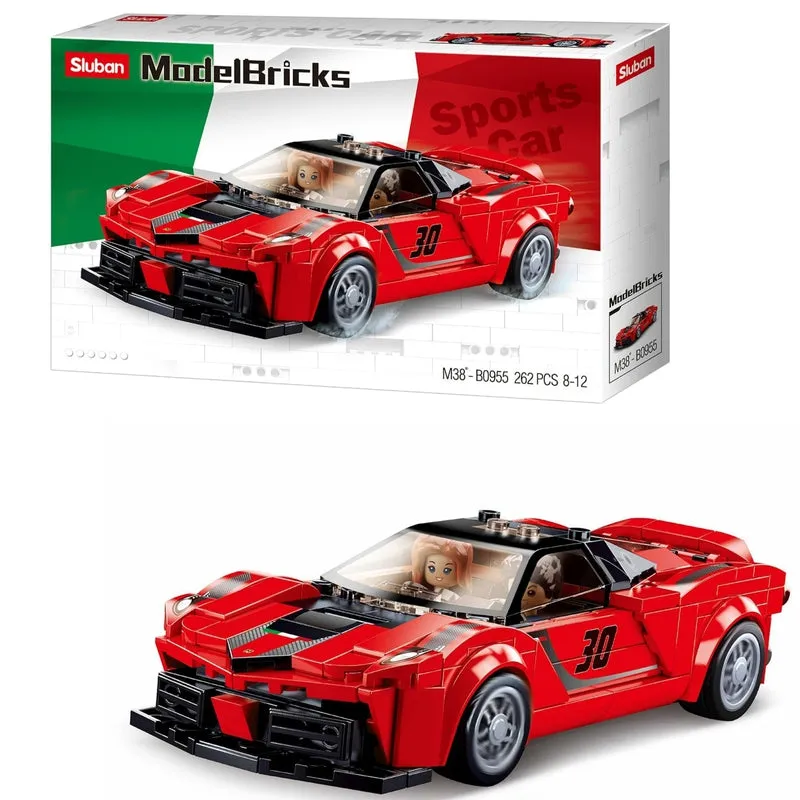 Racing Car Building Block Kit (262 Pcs)