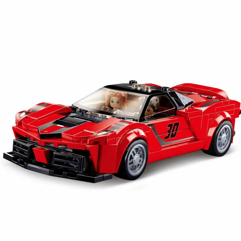 Racing Car Building Block Kit (262 Pcs)