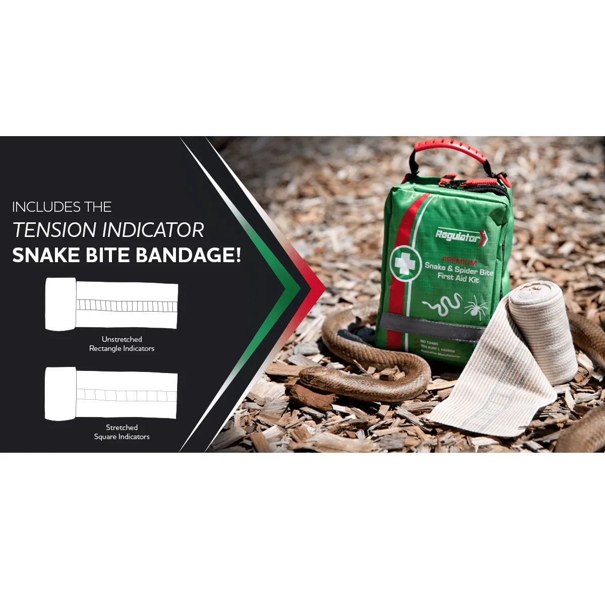 Regulator Premium Snake Spider Bite First Aid Kit Tension Bandage Stings Bushwalking Hiking