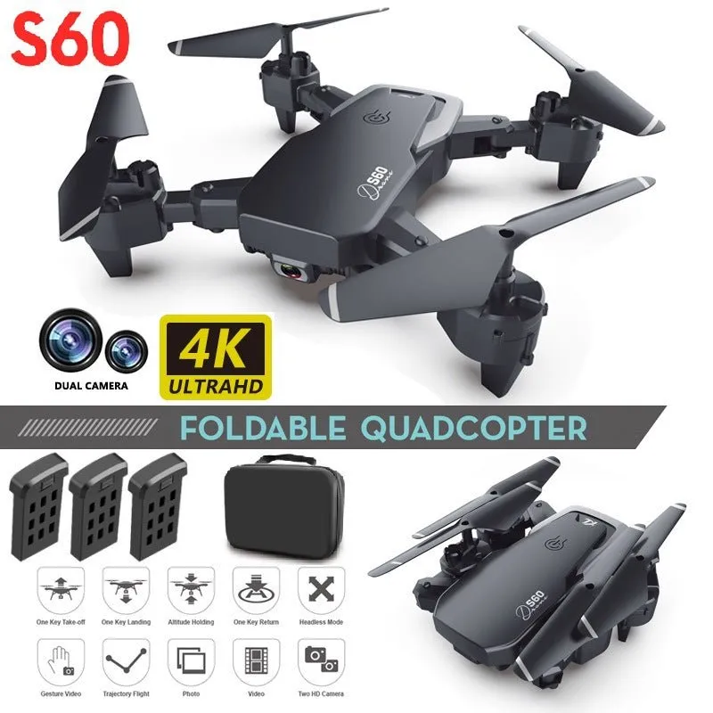 Remote Control Folding Drone HD Aerial Photography Dual Camera Quadcopter Long Endurance Aircraft Cross-border Toys