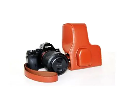 Retro Sony Alpha a7 Camera Leather Case