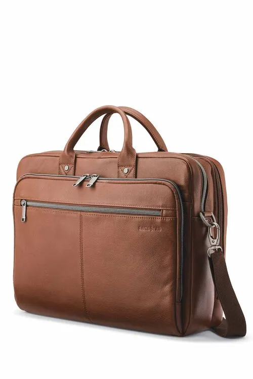 SAMSONITE CLASSIC LEATHER TOPLOADER BRIEFCASE