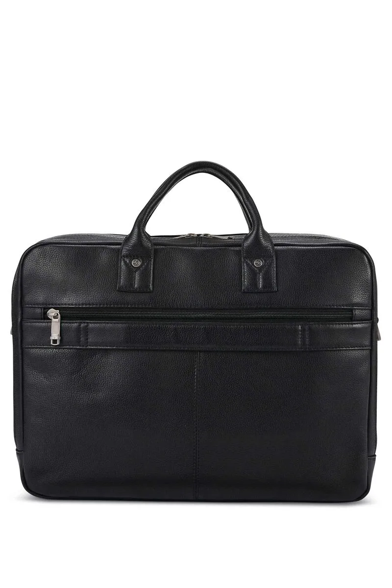 SAMSONITE CLASSIC LEATHER TOPLOADER BRIEFCASE