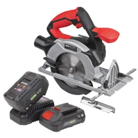 Sealey CP20VCSKIT 20V 2Ah SV20 Series Ø150mm Circular Saw Kit - 2 Batteries