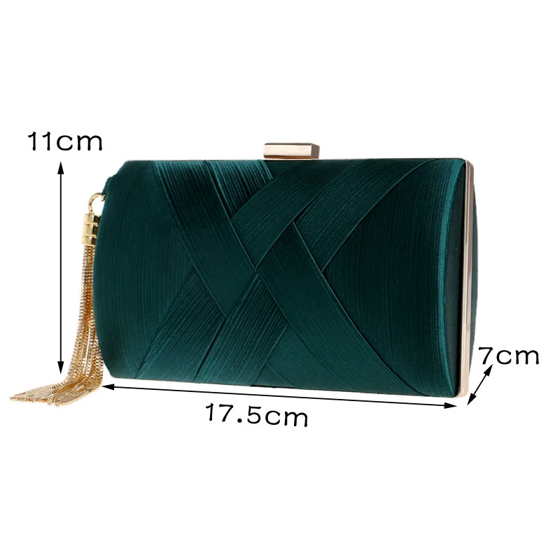 SEKUSA Tassel Fashion Ladies Day Clutch Bag Small Shoulder Handbags