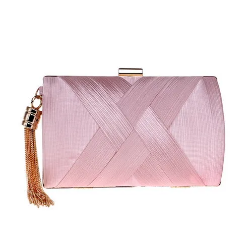 SEKUSA Tassel Fashion Ladies Day Clutch Bag Small Shoulder Handbags