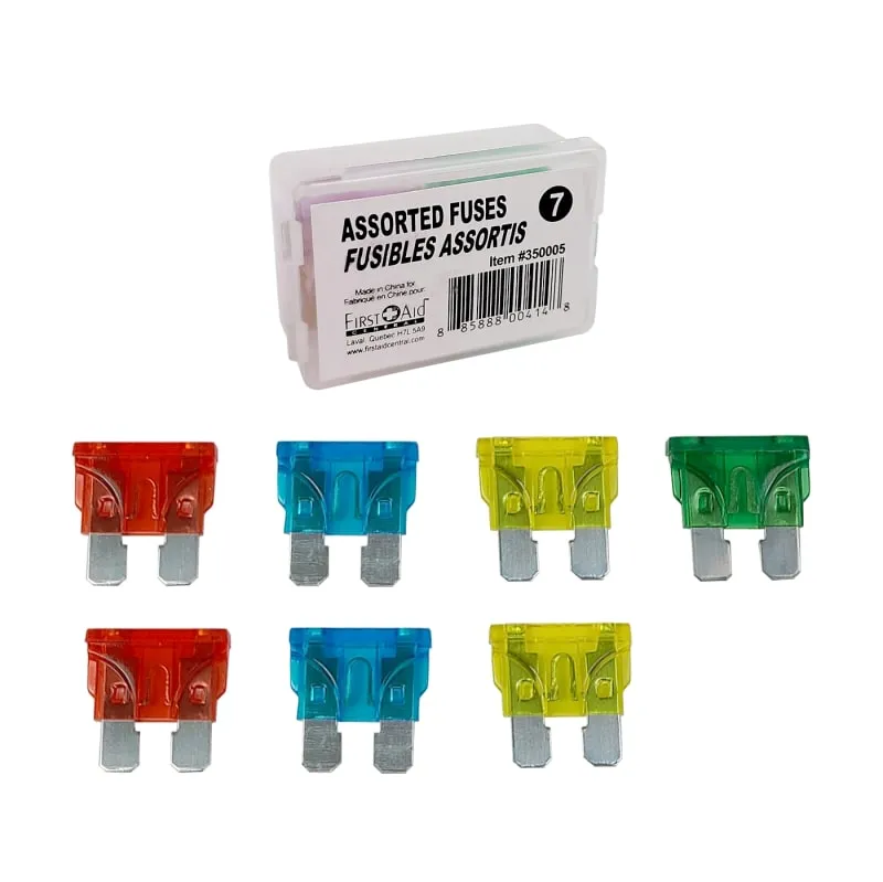 Set of Auto Plug In Fuses (7 Fuses)