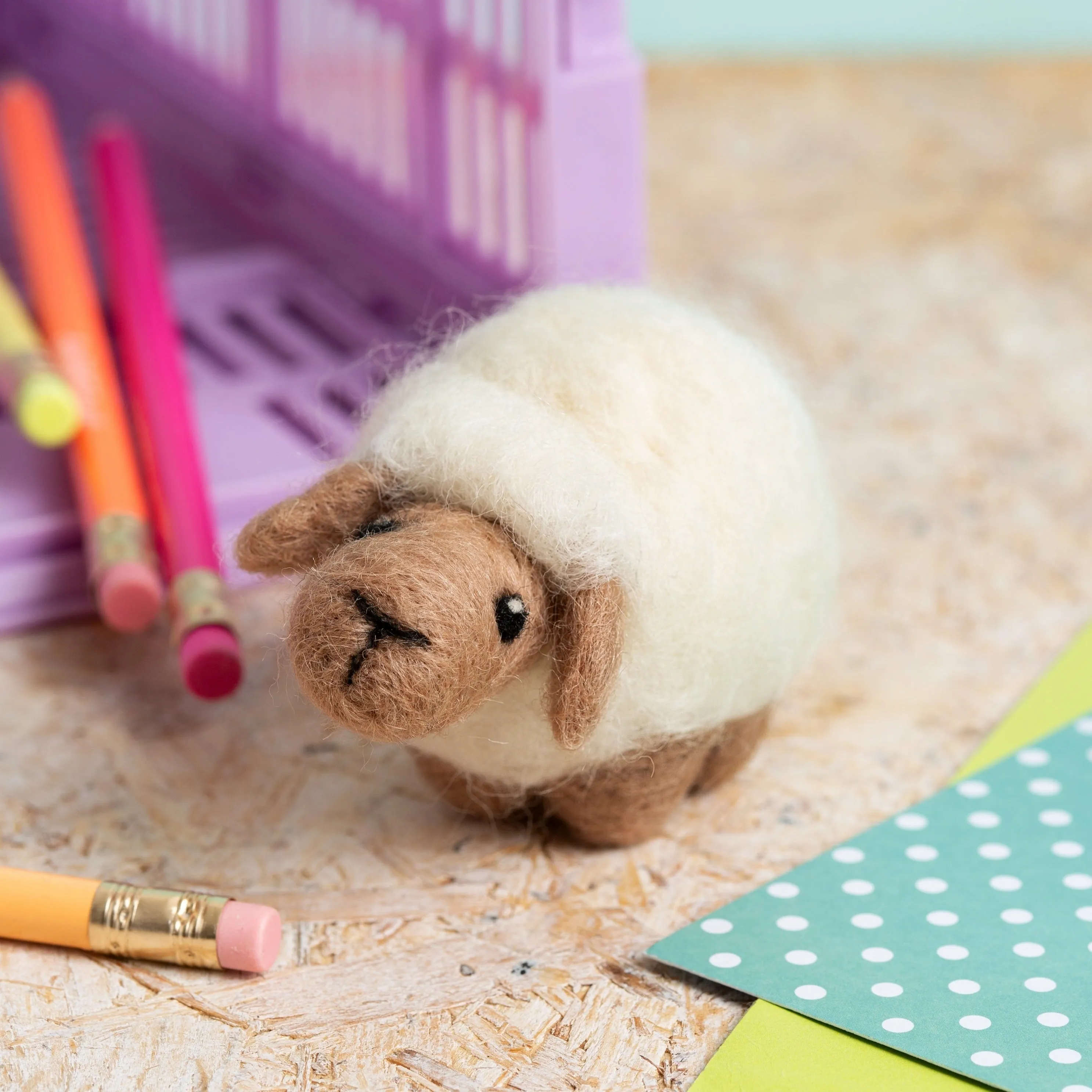 Sheep Needle Felting Kit