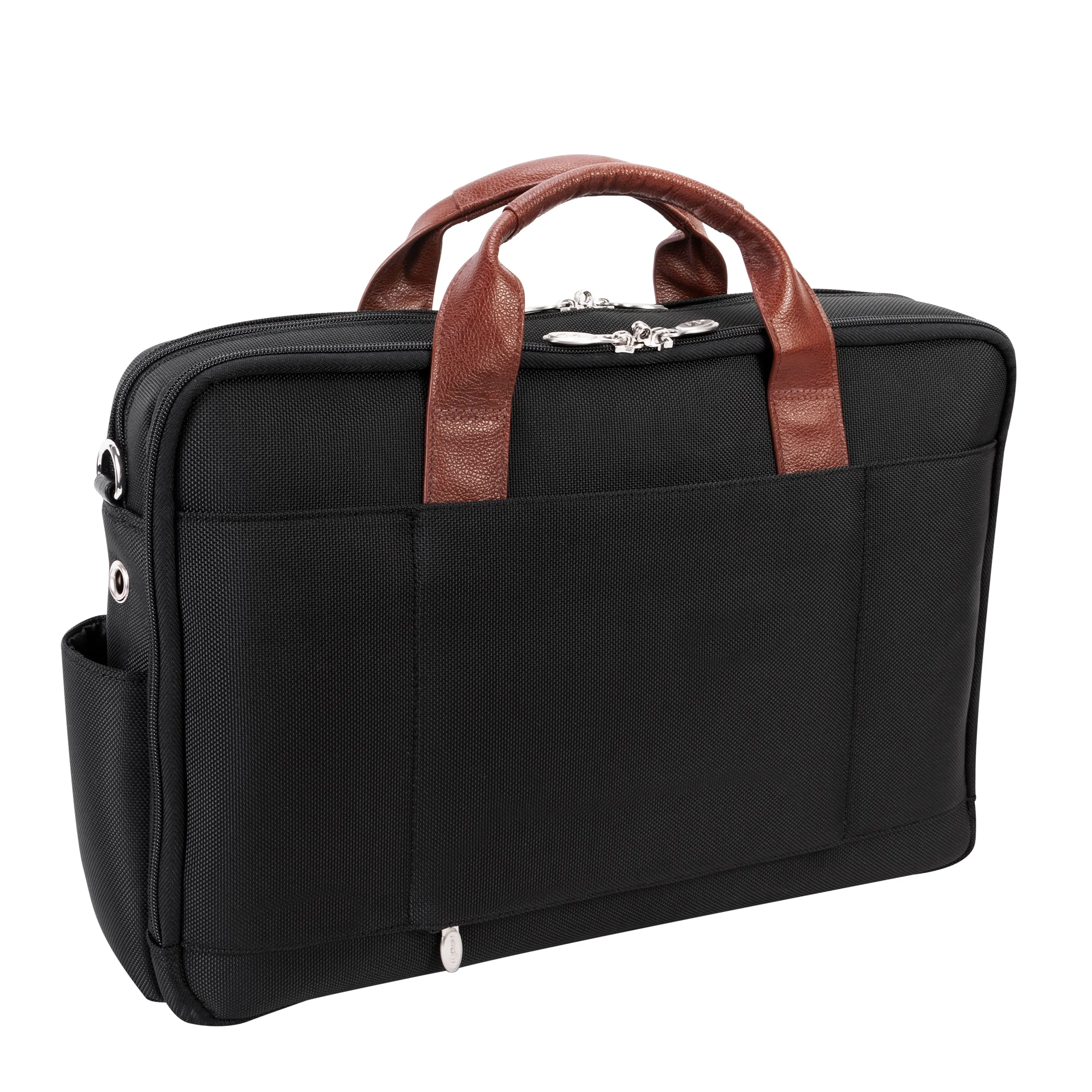 SOUTHPORT | 17” Nylon Two-Tone Laptop Briefcase