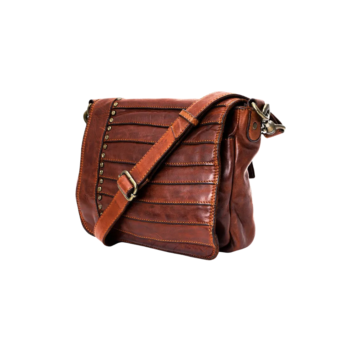 Spaghetti Women's Western Messenger Bag Brown Crossbody