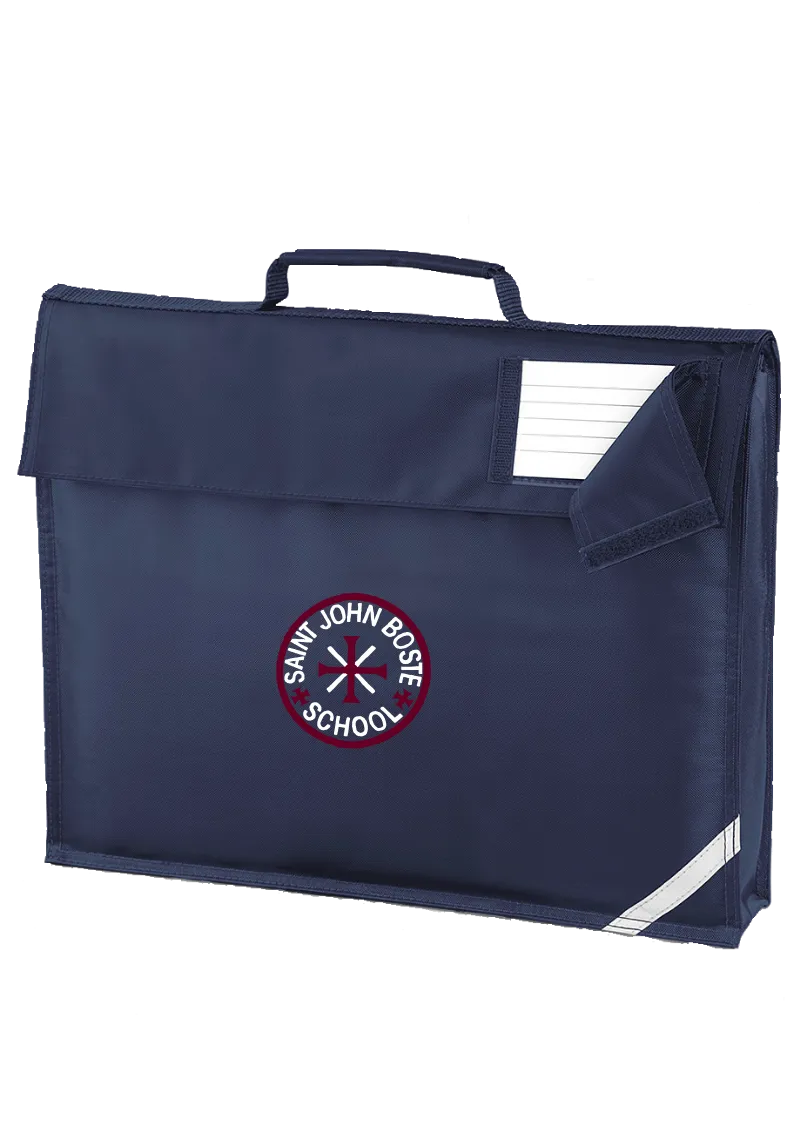 St John Boste R.C. Primary School Navy Book Bag