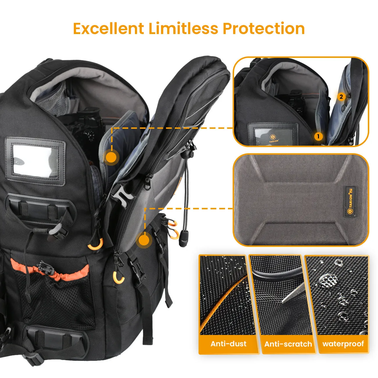 Tarion Pro PB-01 Professional Camera Backpack