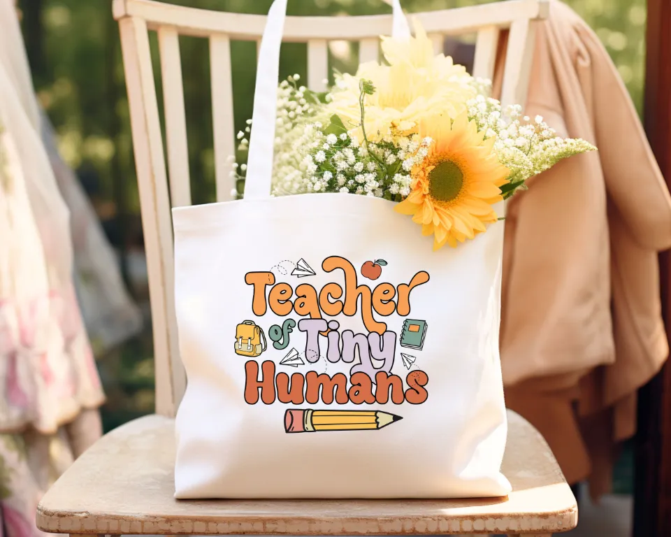 Teacher of Tiny Humans Tote