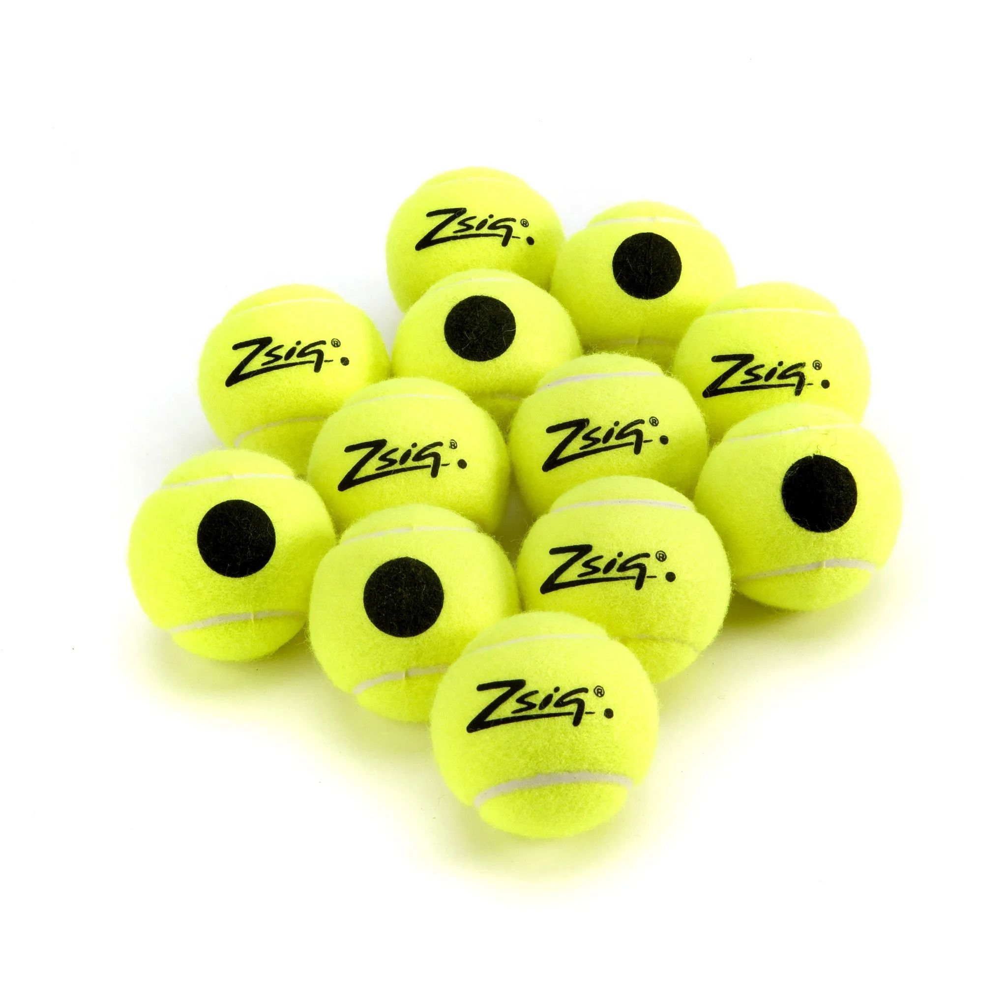 Tennis | Black Dot Training Balls | Bucket of 8 Dozen (96)